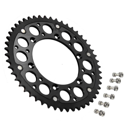 KKE 44T/48T/49T/50T/51T Black Sprocket For SUZUKI RMZ250 RMZ450 DRZ400S DRZ400SM