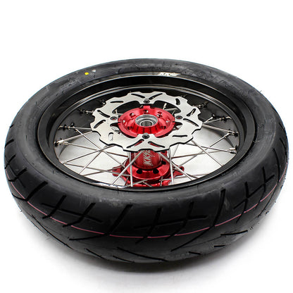 KKE 3.5 & 4.25*17inch Supermoto Wheels CST Tires For HONDA CRF450L 2019-2021 CRF450RL 2021-2025