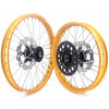 KKE 21 & 19 Dirt Bike Gold Rims for Suzuki RM125 2001-2007 RM250 2008