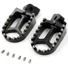 KKE BILLET CNC FOOTPEGS FOR YAMAHA YZ85 YZ125 YZ250 YZ426F YZ450F WR250F WR450F BLUE BLACK SILVER OPTIONAL