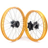 KKE 21 & 19 Dirt Bike Gold Rims for Suzuki RM125 2001-2007 RM250 2008