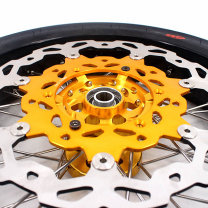 KKE 3.5/4.25*17" Supermoto Wheels For SUZUKI DRZ400SM 2005-2024 CST Tires