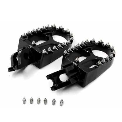 KKE CNC Aluminum Footpegs for HONDA/KAWASAKI Red/Blue/Green/Black/Silver
