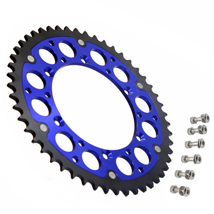 KKE 44T/48T/49T/50T/51T Green Blue Rear Billet Sprocket For KAWASAKI