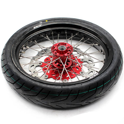 KKE 3.5 & 4.25*17inch Supermoto Wheels CST Tires For HONDA CRF450L 2019-2021 CRF450RL 2021-2025
