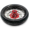 KKE 3.5 & 4.25 Supermoto Tires Rims Fit For HONDA CRF250X CRF450X 2005-2018