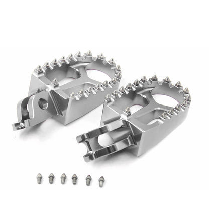 KKE CNC Aluminum Footpegs for HONDA/KAWASAKI Red/Blue/Green/Black/Silver