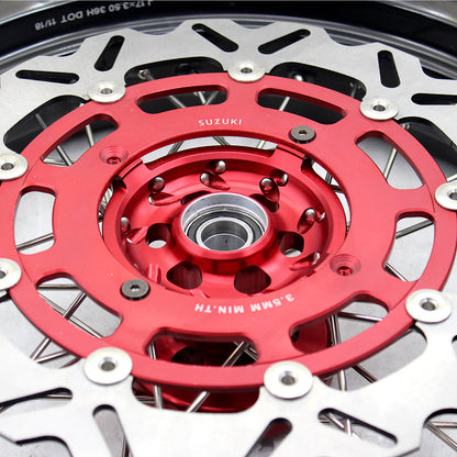 KKE 17 Inch Supermoto Wheels Tires for SUZUKI RMZ250 2007-2025 RMZ450 2005-2025