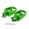 KKE CNC Aluminum Footpegs for HONDA/KAWASAKI Red/Blue/Green/Black/Silver
