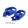 KKE CNC Aluminum Footpegs for HONDA/KAWASAKI Red/Blue/Green/Black/Silver