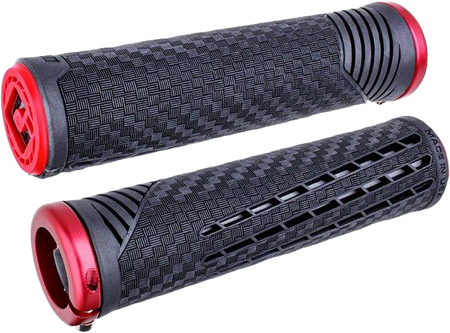 Cf11 V2.1 Bmx Grips Pearl Blk/Red W/Matte Red