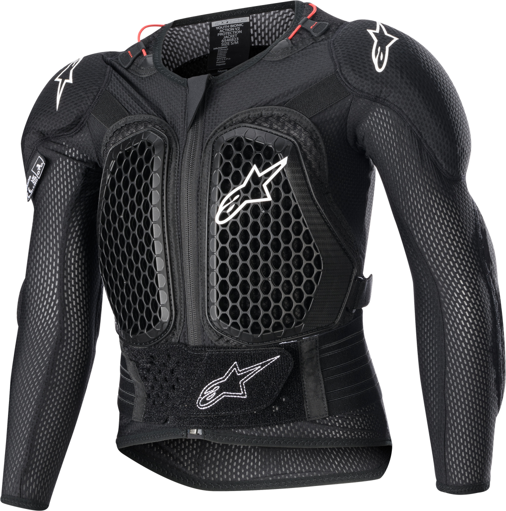 Youth Bionic Action V2 Protection Jacket Black Lg/Xl
