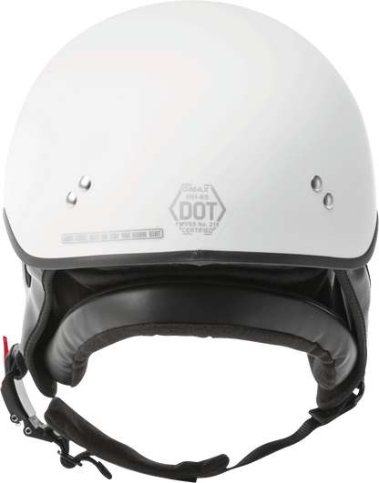 Hh 65 Half Helmet Naked Matte White Xs