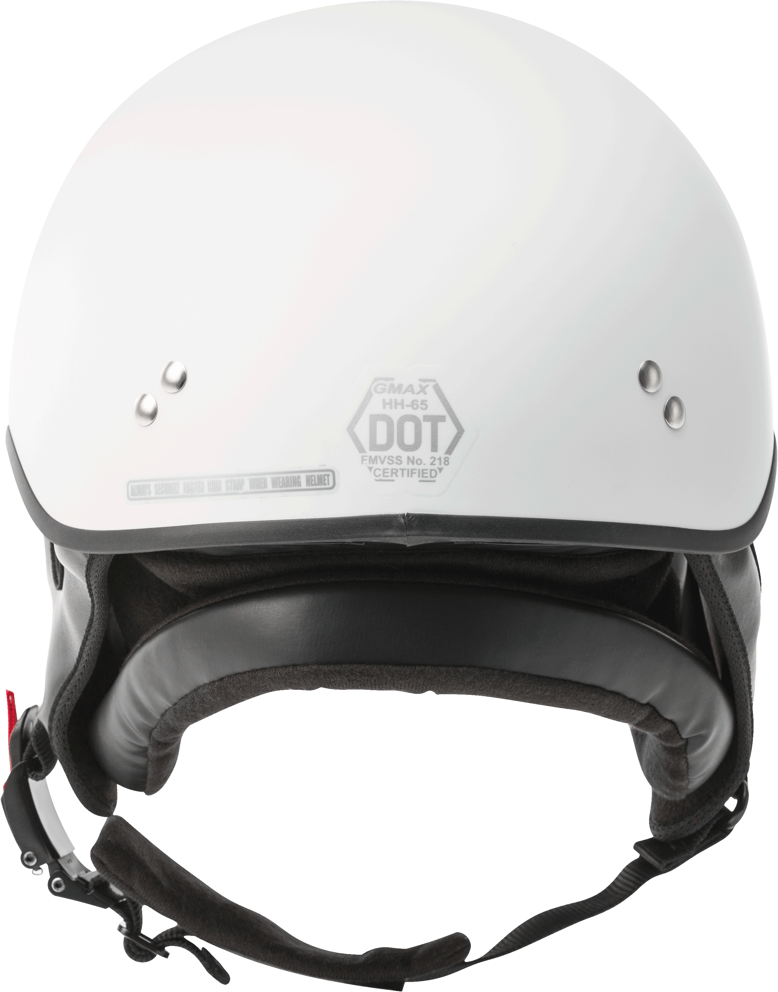Hh 65 Half Helmet Naked Matte White Sm