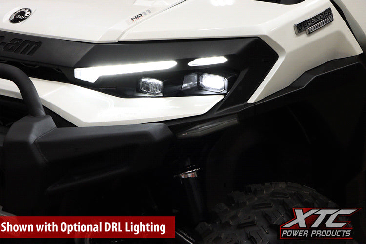 Auto Turn Signal Kit W/ Billet Lever And Front Drl Lights Kaw