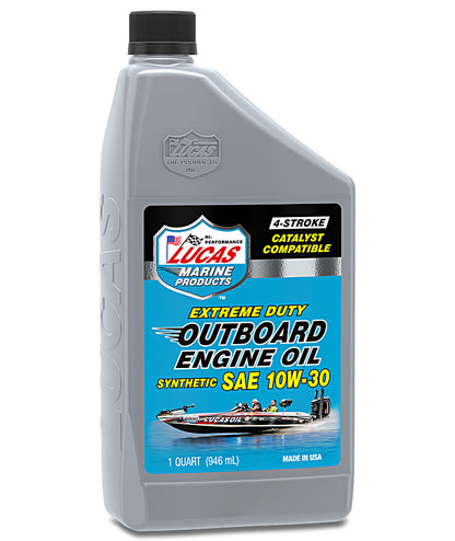 Outboard Engine Oil Synthetic 10w 30 1qt