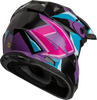 Mx 96 Splinter Helmet Black/Purple/Blue 2x