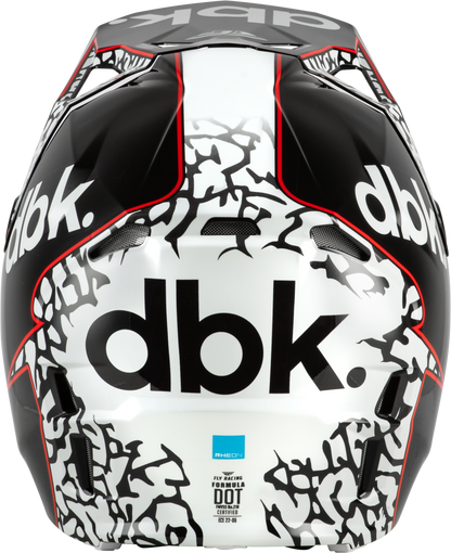 Formula Cp Dbk Helmet Black/White/Red Xs