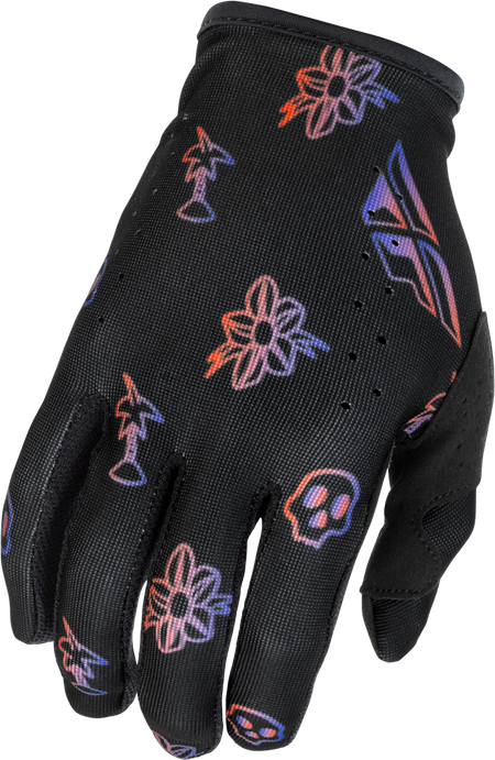 Lite Outline Gloves Black/Red/Purple Md