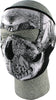 Full Face Mask Black/White Skull
