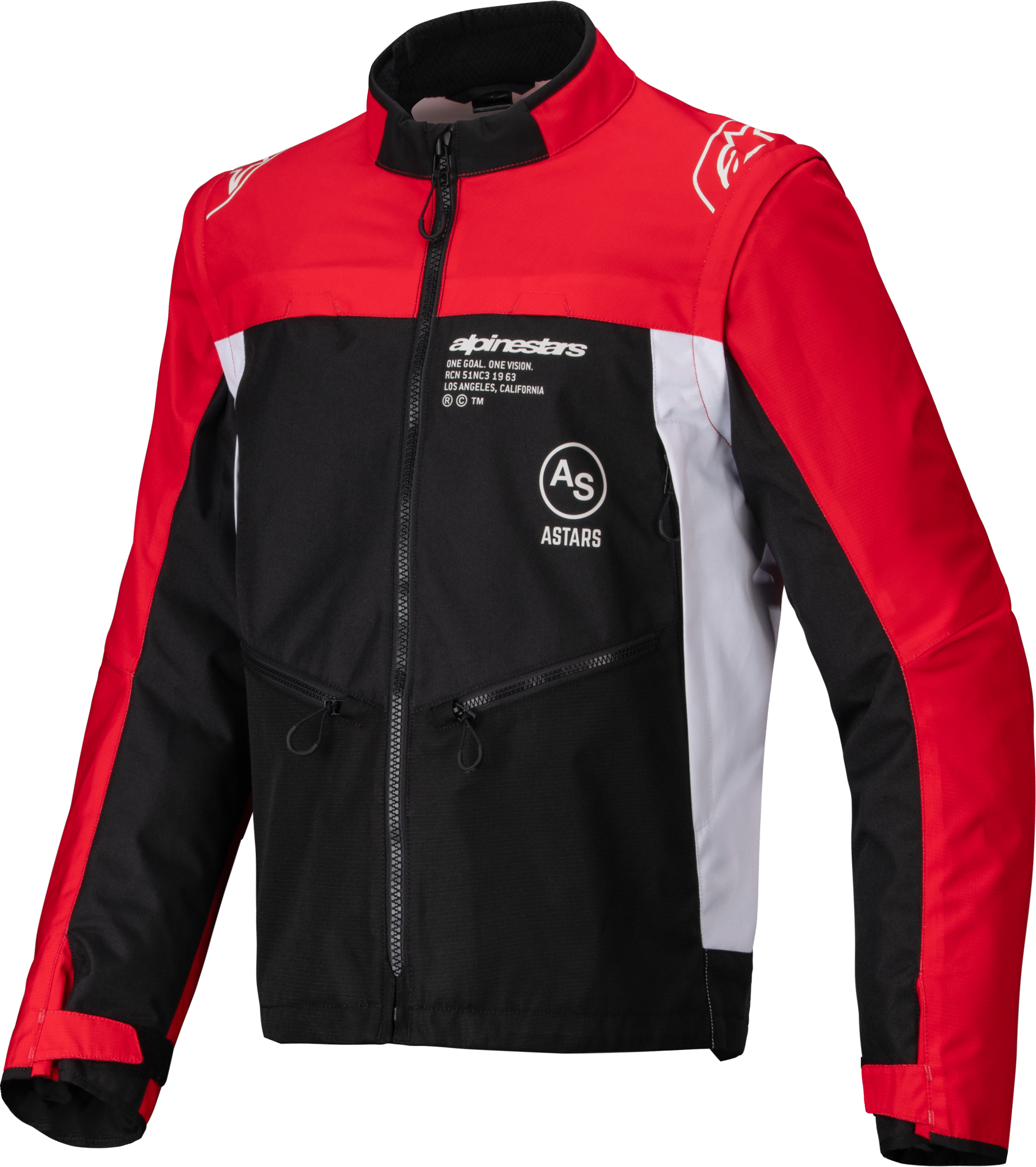 Pro Dura Jacket Black/Bright Red/White 3x
