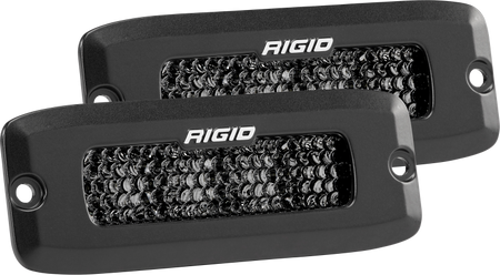 Rigid Industries SR-Q Series PRO Midnight Edition - Spot - Diffused - Pair