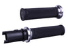 Lock On Ruffian Grips Black/Silver Cvo `23 24