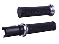 Lock On Ruffian Grips Black/Silver Cvo `23 24