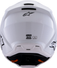 Sm3 Solid Helmet White Glossy 2x