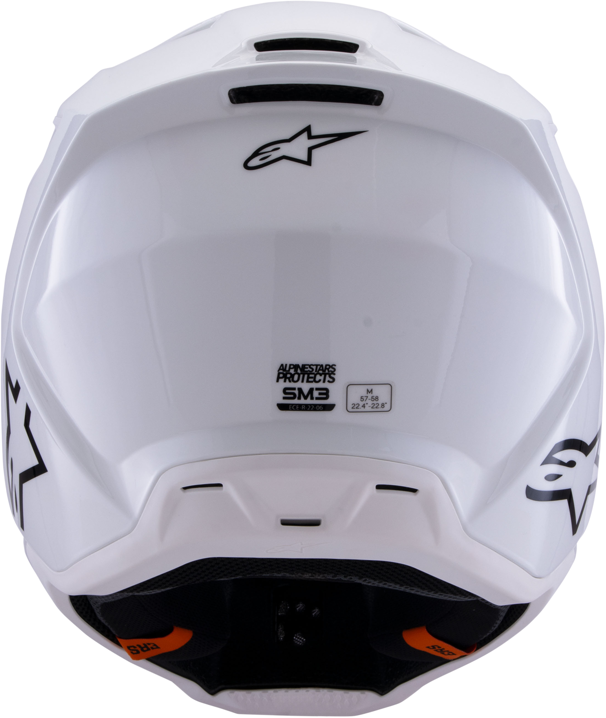 Sm3 Solid Helmet White Glossy 2x