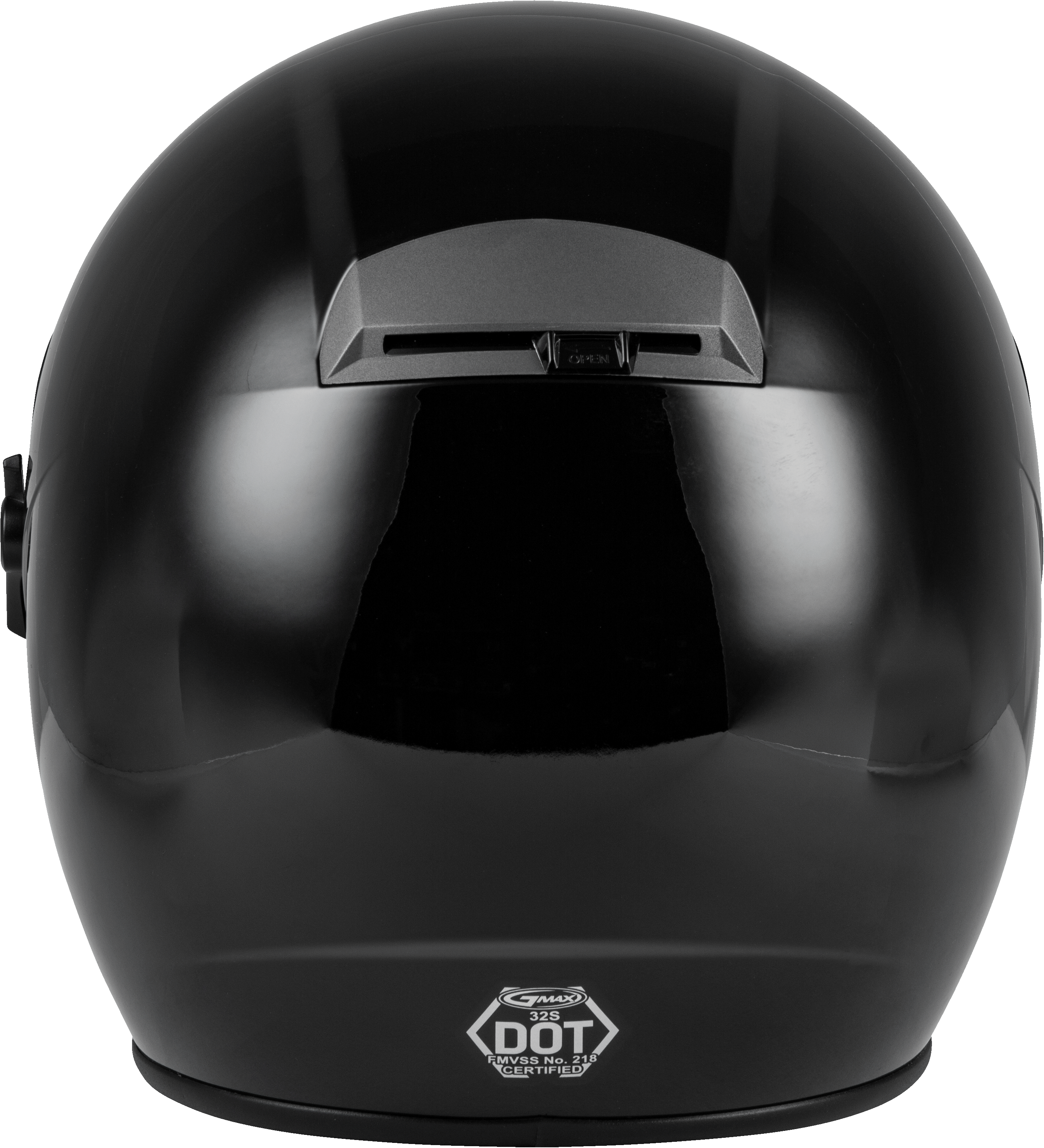 Gm 32 Open Face Helmet Black Md