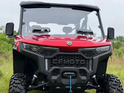Seizmik 25+ CF Moto U10/ 10 XL Pro Toolless Windshield - Hardcoated