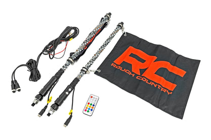 LED Light Whip Kit | 2 ft | Multi-Color | 2-pc | 93002