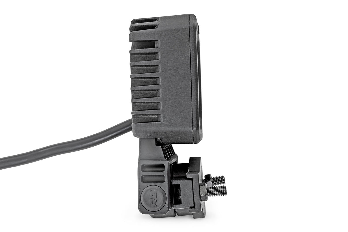 Black Series LED Light Pair | 2 Inch | Flood | Swivel Mount | 70802
