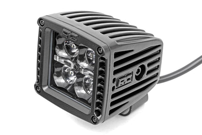 2 Inch Black Series LED Light Pods | Spot | Square |  Amber DRL | 70903BLKDRLA