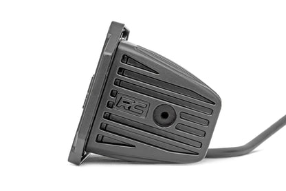 2 Inch Black Series LED Light Pods | Flush Mount | Amber DRL | 70803BLKDRLA