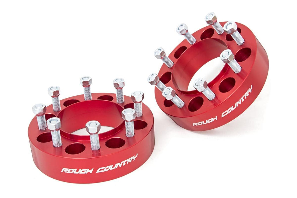 2 Inch Wheel Spacers | 8x170 | Red | Ford F-250/F-350 Super Duty 4WD (03-25) | 1094ARED