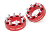 2 Inch Wheel Spacers | 8x6.5 | Red | Multiple Makes & Models (Chevy/GMC/Ram) | 1095RED