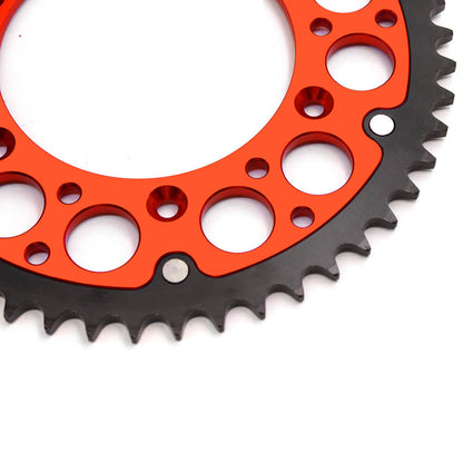 KKE 44T/48T/49T/50T/51T/52T Orange Sprocket For KTM 125-530CC 2003-2024