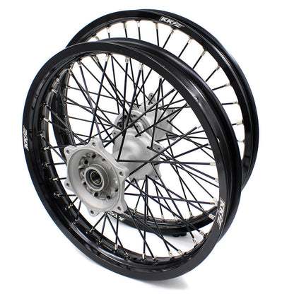 KKE 21 & 19 Casting MX Wheels for YAMAHA YZ250F 2001-2021 YZ450F 2003 Silver