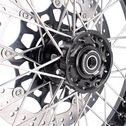 KKE 3.5 & 5.0 17 Inch Wheels for Yamaha WR250F 2001 WR450F 2003-2018 Black