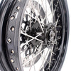 KKE 3.5 & 5.0 17 Inch Wheels for Yamaha WR250F 2001 WR450F 2003-2018 Black