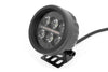 Rough Country | Black Series Round LED Light Pair | 3.5 Inch | Amber DRL | 70900A