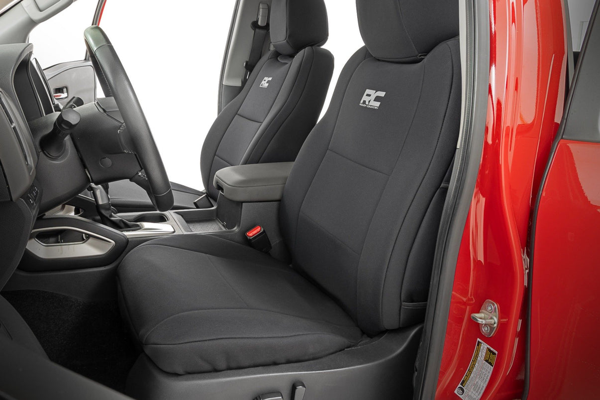 Seat Covers | FR & RR | Crew Cab | Nissan Frontier 2WD/4WD (2022-2025) | 91058