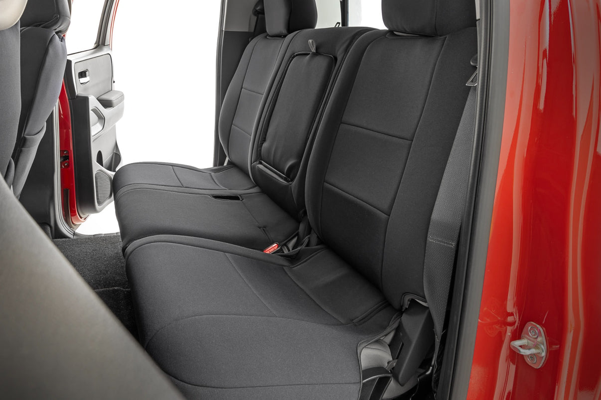 Seat Covers | FR & RR | Crew Cab | Nissan Frontier 2WD/4WD (2022-2025) | 91058