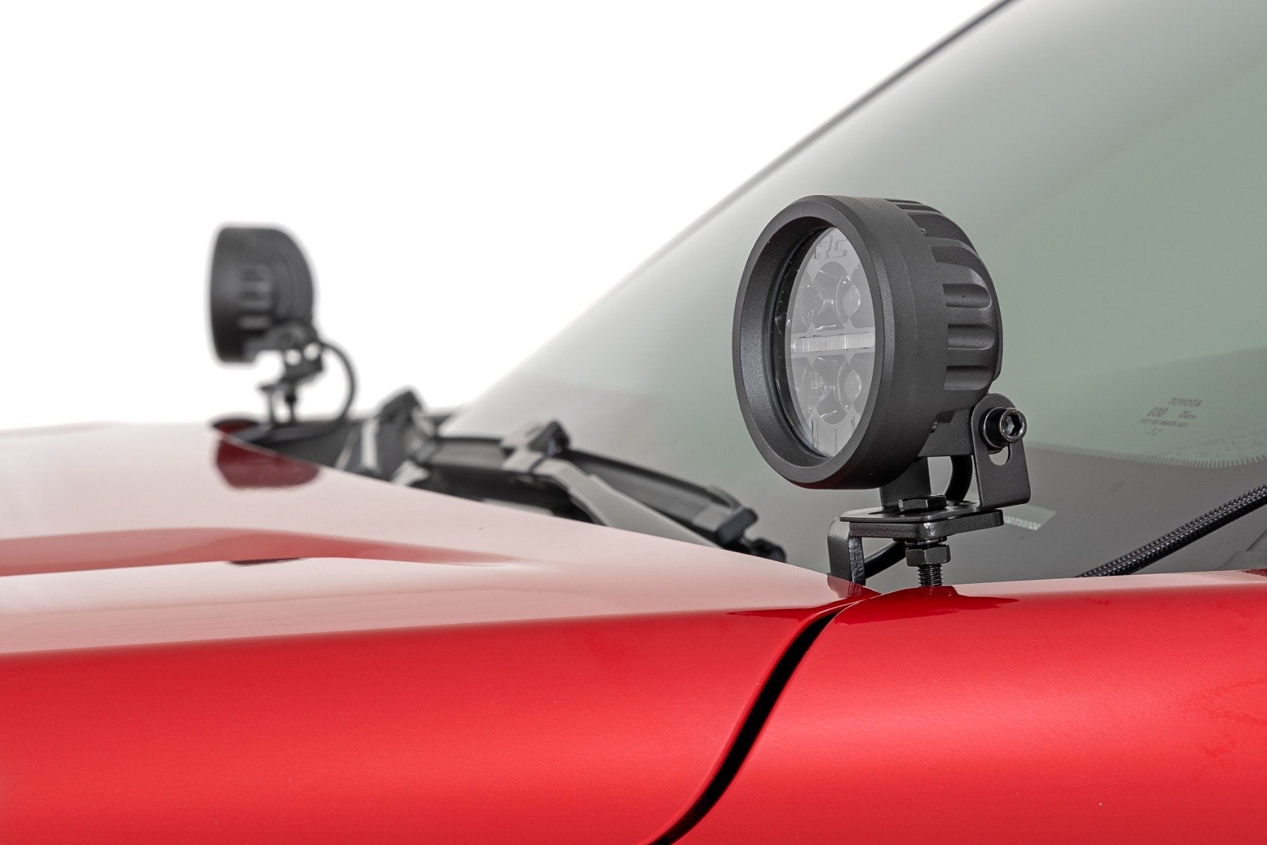 LED Light Kit | Ditch Mount | Black Series Round | 3.5 Inch | Amber DRL | Toyota Tacoma (24-25) | 72106