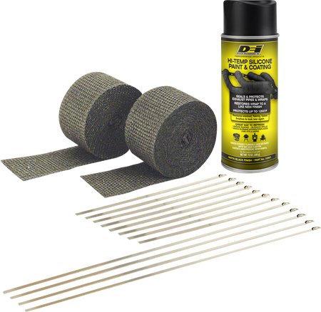 DEI Exhaust Wrap Kit - Black/Black 901330
