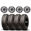 System 3 SB4 Beadlock Wheels Matte Black on BFGoodrich KM3 Tires – Ultimate Off-Road UTV Combo