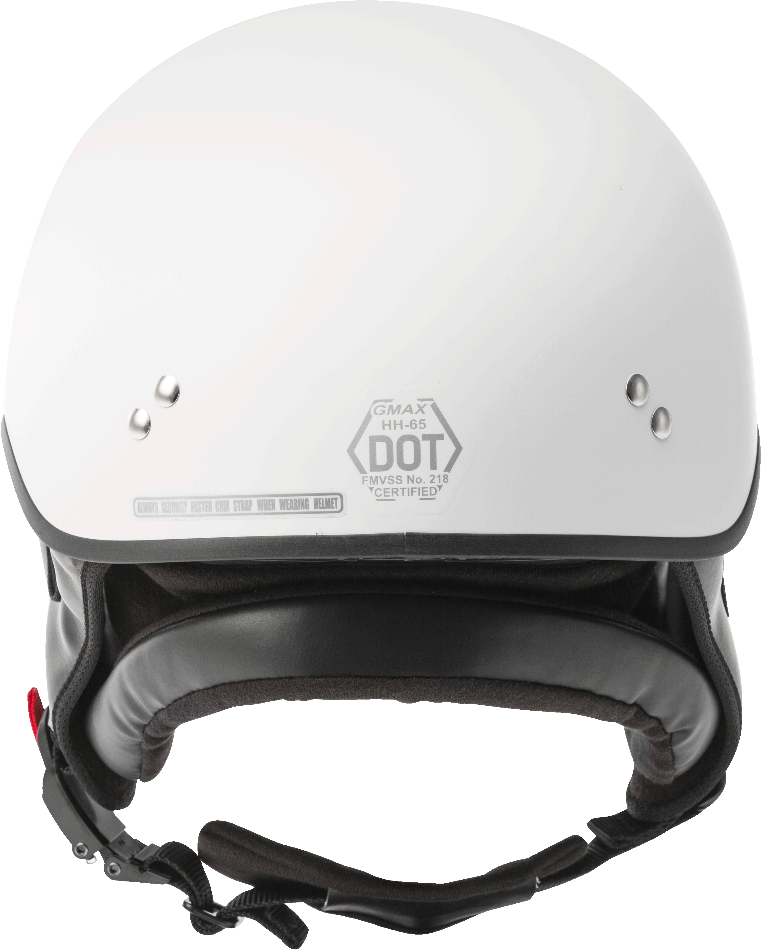 Hh 65 Half Helmet Full Dressed Matte White Lg