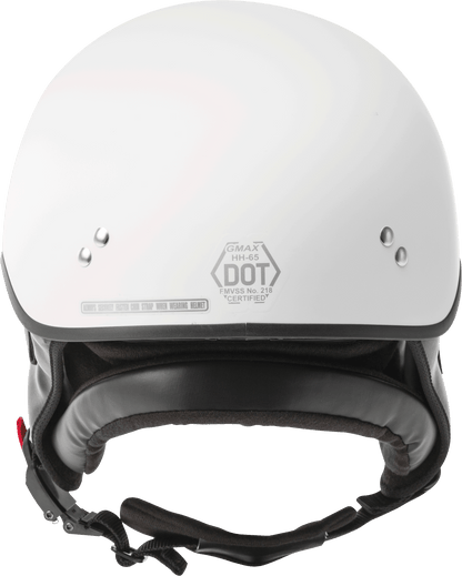 Hh 65 Half Helmet Full Dressed Matte White Sm